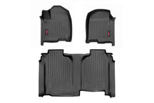 Load image into Gallery viewer, Floor Mats | FR andamp; RR | FR Bucket | Crew | w/o Underseat Storage | Chevy/GMC 1500/2500HD/3500HD (19-23) Rough Country