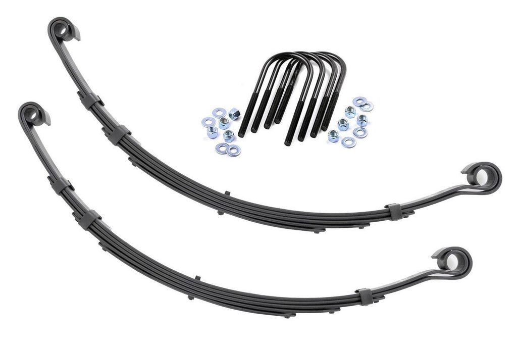 Front Leaf Springs | 4" Lift | Pair | Jeep CJ 7 4WD (1982-1986) Rough Country