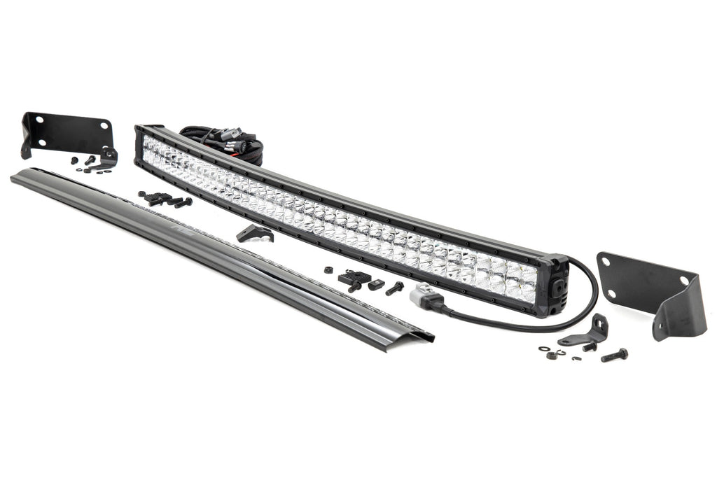 LED Light Kit | Bumper Mount | 40" Chrome Dual Row | Ram 2500/3500 (10-18) Rough Country