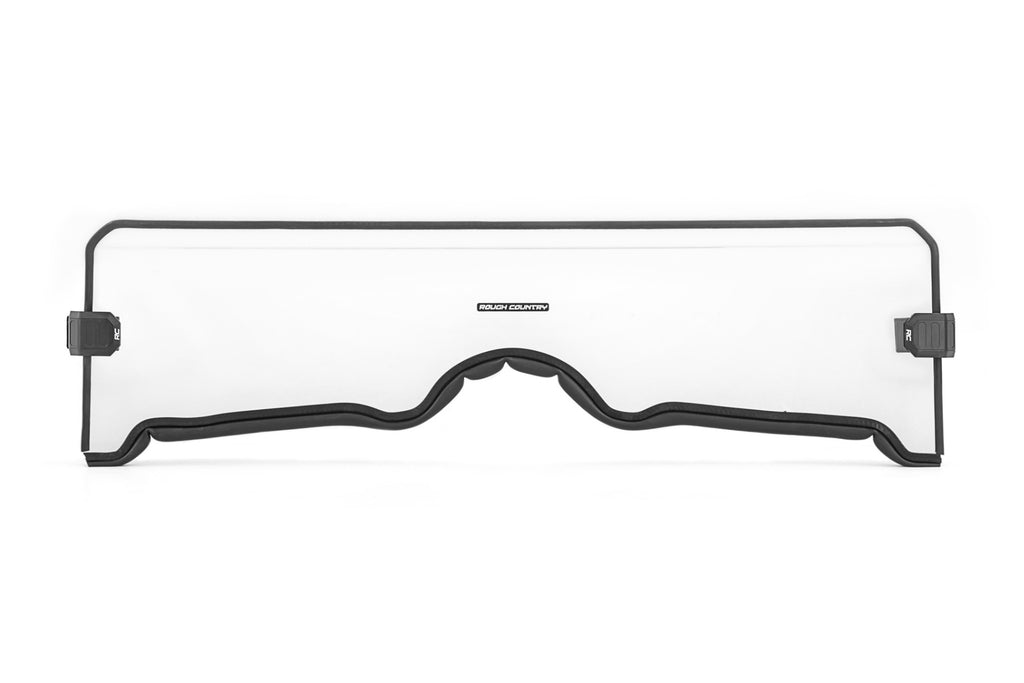 Half Windshield | Scratch Resistant | Yamaha Rhino 450/660/700 Rough Country